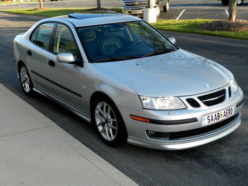 2005 Saab 9-3 Aero Sport Clean! Leather! Moonroof! Warranty! 5spd Manual!, US $7,900.00, image 5