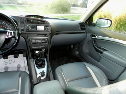 2005 Saab 9-3 Aero Sport Clean! Leather! Moonroof! Warranty! 5spd Manual!, US $7,900.00, image 9