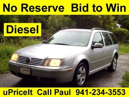 No reserve, vw jetta diesel, rare, automatic