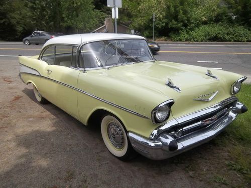 1957 chevy 210 hardtop survivor rare classic chevrolet belair 150 classic