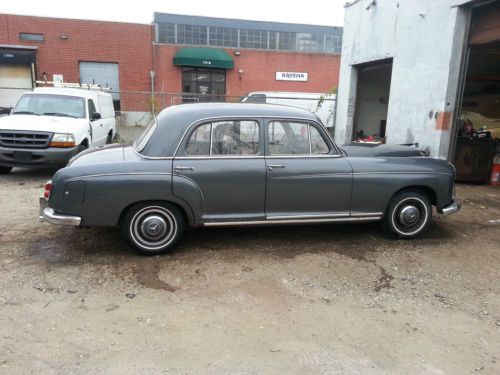 1957 mercedes benz 220s sedean barn find in storage since 1992 very rare great