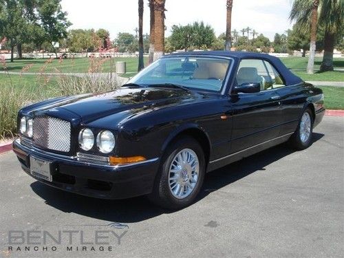 2002 bentley azure black sapphire magnolia walnut only 13k miles