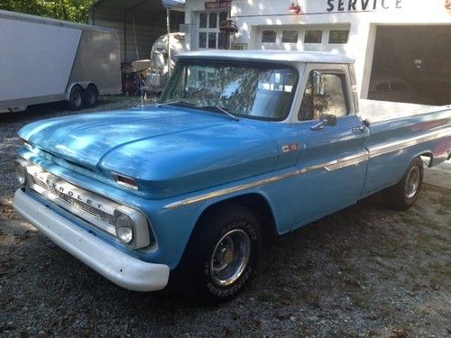 1965 chevy chevrolet pickup truck longbed fleetside antique pick up