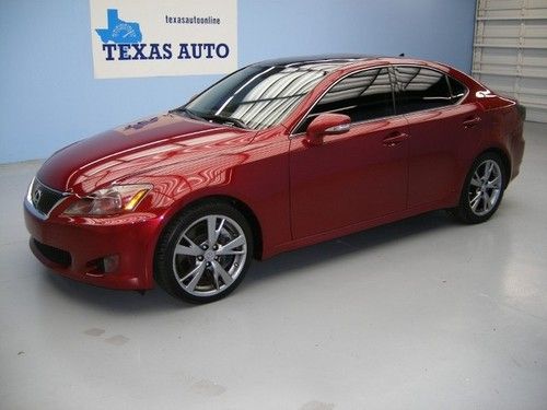 We finance!!!  2010 lexus is 350 sport auto paddles roof nav rcam xenon 1 owner!