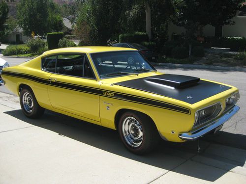 1968 ply. barracuda fastback 340s