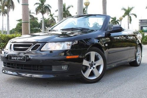 2006 saab 9-3 aero convertible, auto,touring pkg,htd seats,xenons clean carfax