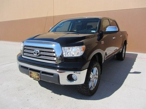 2007 toyota tundra~crewmax~4x4~limited~lift~nav~rcam~htd lea~20s~nitto~1owner