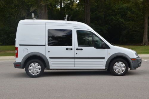 2010 ford transit connect cargo van bulkhead ladder rack  clean carfax low miles