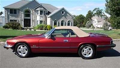 1993 jaguar xjs convertible only 8,400 original miles stunning car