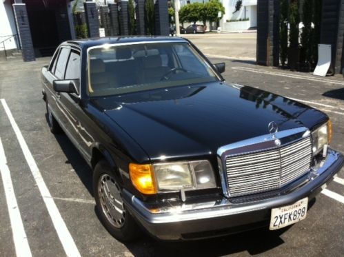 1991 mercedes 560 sel, only 82,000 original miles, black, sunroof,well kept