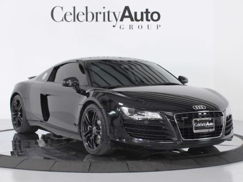 2008 audi r8 coupe r-tronic v8 premium pkg nav bang &amp; olufsen carbon side blades