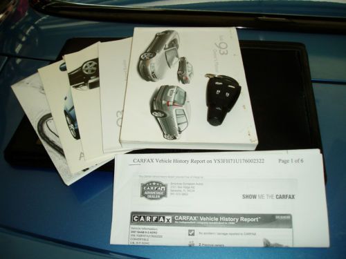 2007 SAAB 9.3 NO RESERVE AERO CONVERTIBLE~ V6 TURBO~NO ACCIDENTS~RUST FREE~CLEAN, image 20