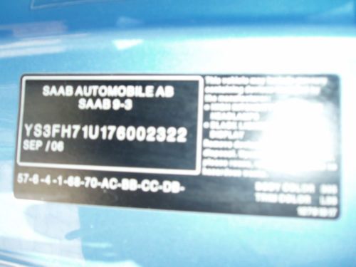 2007 SAAB 9.3 NO RESERVE AERO CONVERTIBLE~ V6 TURBO~NO ACCIDENTS~RUST FREE~CLEAN, image 23