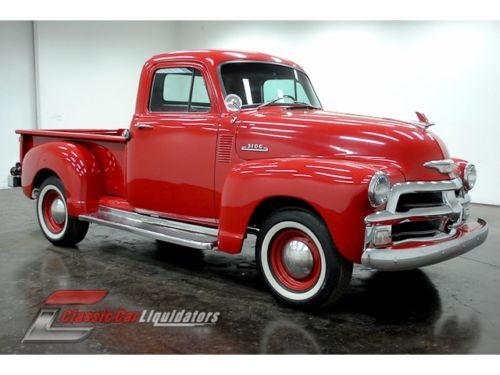 1954 chevrolet 3100 pickup 235 inline 6 cylinder 3 speed manual check this out