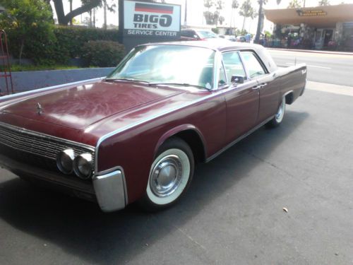 1962 lincoln continental base 7.0l