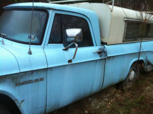 1964 Dodge Truck 3/4 Ton One Owner Sweptline Barn Find, image 4