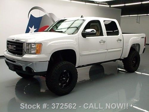 2011 gmc sierra sle crew 4x4 lift texas ed leather 21k texas direct auto