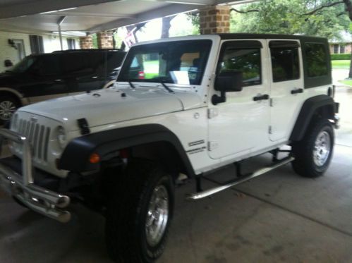 2010 jeep wrangler unlimited xsport utility 4-door texas