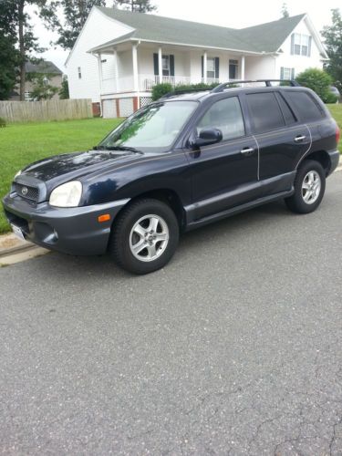 2004 hyundai santa fe v6 2wd gls, leather, sunroof, towing