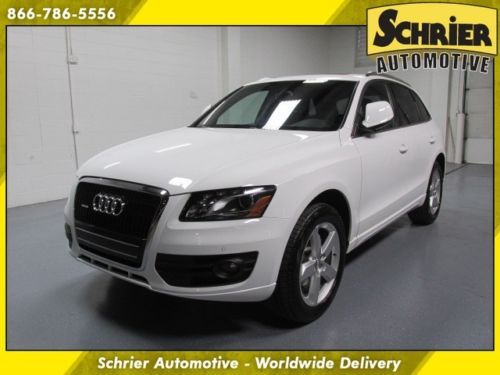 2010 audi q5 premium plus quattro white pano roof navi back up cam 19 in wheels