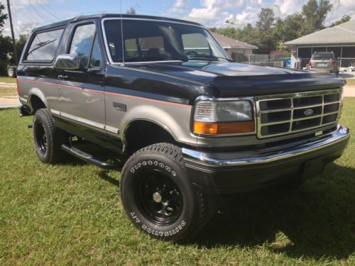 1992 ford bronco xlt sport utility 2-door 5.0l