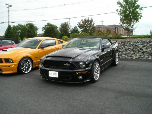 One of one very early ss shelby super snake bob tasca carroll signed convertible