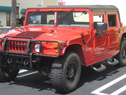 Hummer h1 humvee diesel automatic convertible 1996 hummer american general 4x4