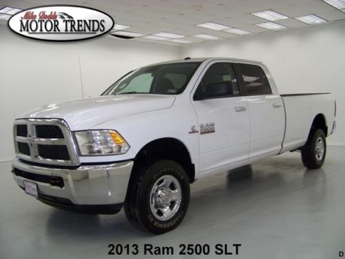 2013 ram 2500 crew 4x4 slt turbo diesel long bed trailer brake media input 22k