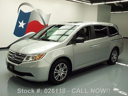 2011 honda odyssey ex-l leather sunroof rear cam 30k mi texas direct auto