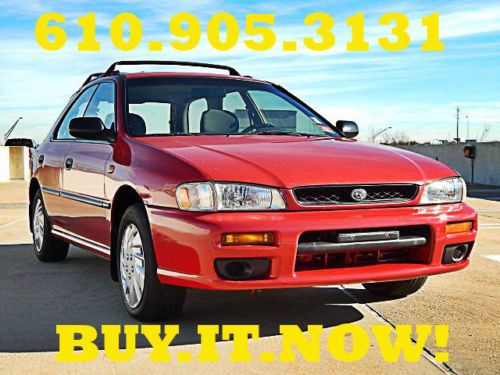 1999 SUBARU IMPREZA L WAGON AWD RUNS GREAT NICE CLEAN NO RESERVE AUCTION!, image 3