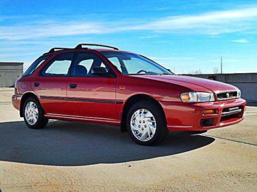 1999 SUBARU IMPREZA L WAGON AWD RUNS GREAT NICE CLEAN NO RESERVE AUCTION!, image 5