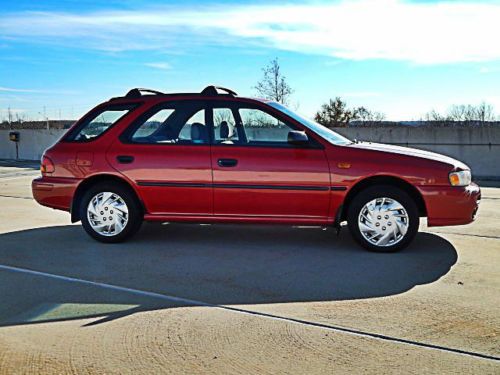 1999 SUBARU IMPREZA L WAGON AWD RUNS GREAT NICE CLEAN NO RESERVE AUCTION!, image 6