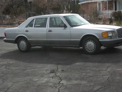 1987 420sel mercedes sedan in show room condition