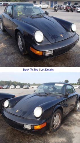 1991 porsche carrera 911 964 2 door coupe