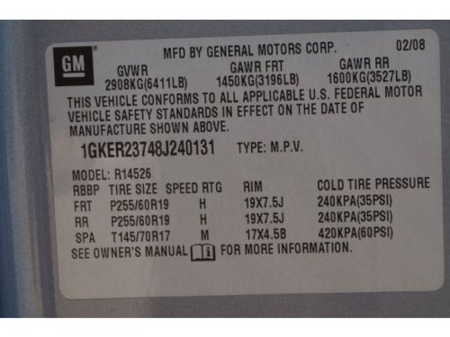 SLT SUV 3.6L Vehicle Stability Assist Tire Pressure Monitor Child Safety Locks, image 32