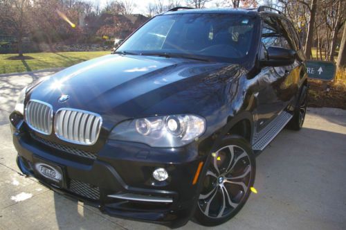 2008 bmw x5 xdrive awd, nav, panroof, camera, only 50500 miles 20in rims