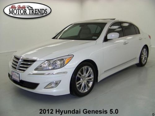 2012 hyundai genesis 5.0 v8 navigation rearcam sunroof heated ac mem seats 16k