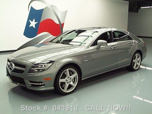 2012 mercedes-benz cls550 p1 sunroof nav rear cam 9k mi texas direct auto