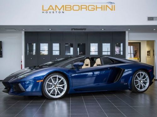 New 2013 lamborghini aventador lp700-4 roadster dione wheels sound pkg blu hera