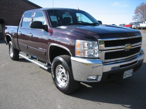 2008 chevy silverado lt hd 4x4 crew cab duramax diesel 4 door 50k miles leather