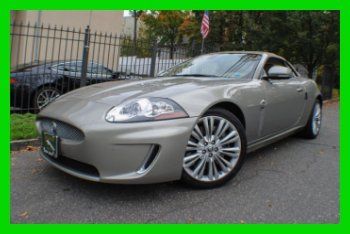 Certified 2010 jaguar xk convertible special cashmere gold with only 21k miles!