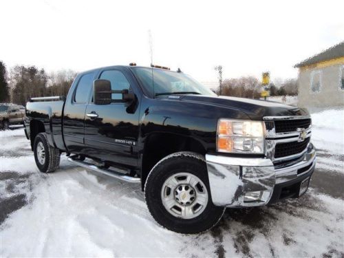 07 chevy silverado 2500hd 4x4 ltz duramax diesel heated black leather  bose