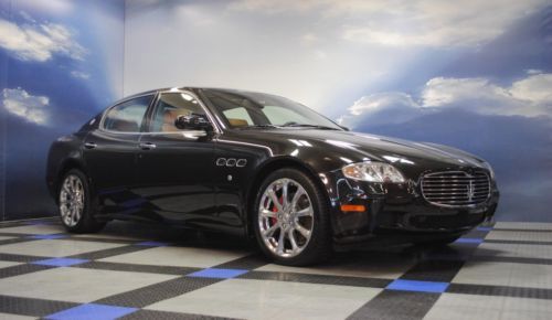 *stunning*06 maserati quattroporte~only 12k mi~navi~sunroof~4.2v8 400hp~19&#034;whls