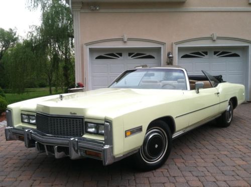 1976 cadillac eldorado base convertible 2-door 8.2l - excellent dirver