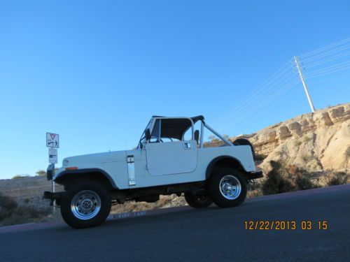 No reserve 1981 jeep cj7 4x4 4 speed new motor runs and drives no rust  off road