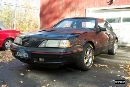 1988 ford thunderbird turbo sedan 2-door 2.3l