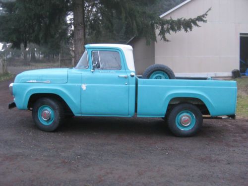 1958 ford f100 pickup truck custom cab v-8, , 1956,1957,1958,1960