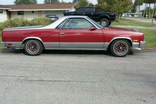 1986 chevrolet el camino base standard cab pickup 2-door 4.3l  no reserve!!!