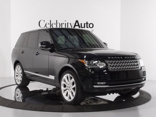 2014 range rover supercharged blk/cirrus premium audio comfort pkg wood &amp; leathe