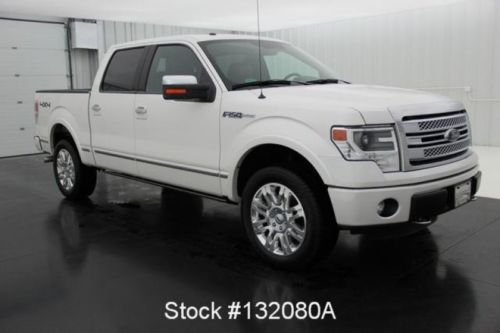 13 platinum 5.0 v8 crew cab 4x4 navigation remote start heated leather